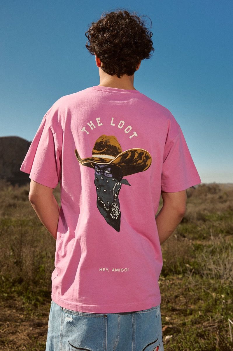 Camiseta Grimey Lone Hand Regular Tee Brick