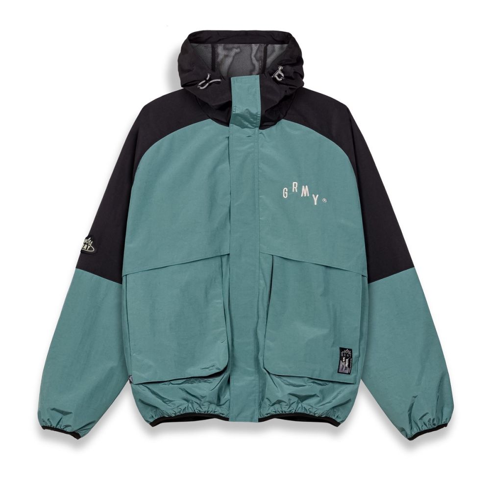 Grimey.com | Grimey Voodoo Child Zip Anorak Light Blue Light Blue Grimey  Official Online Store