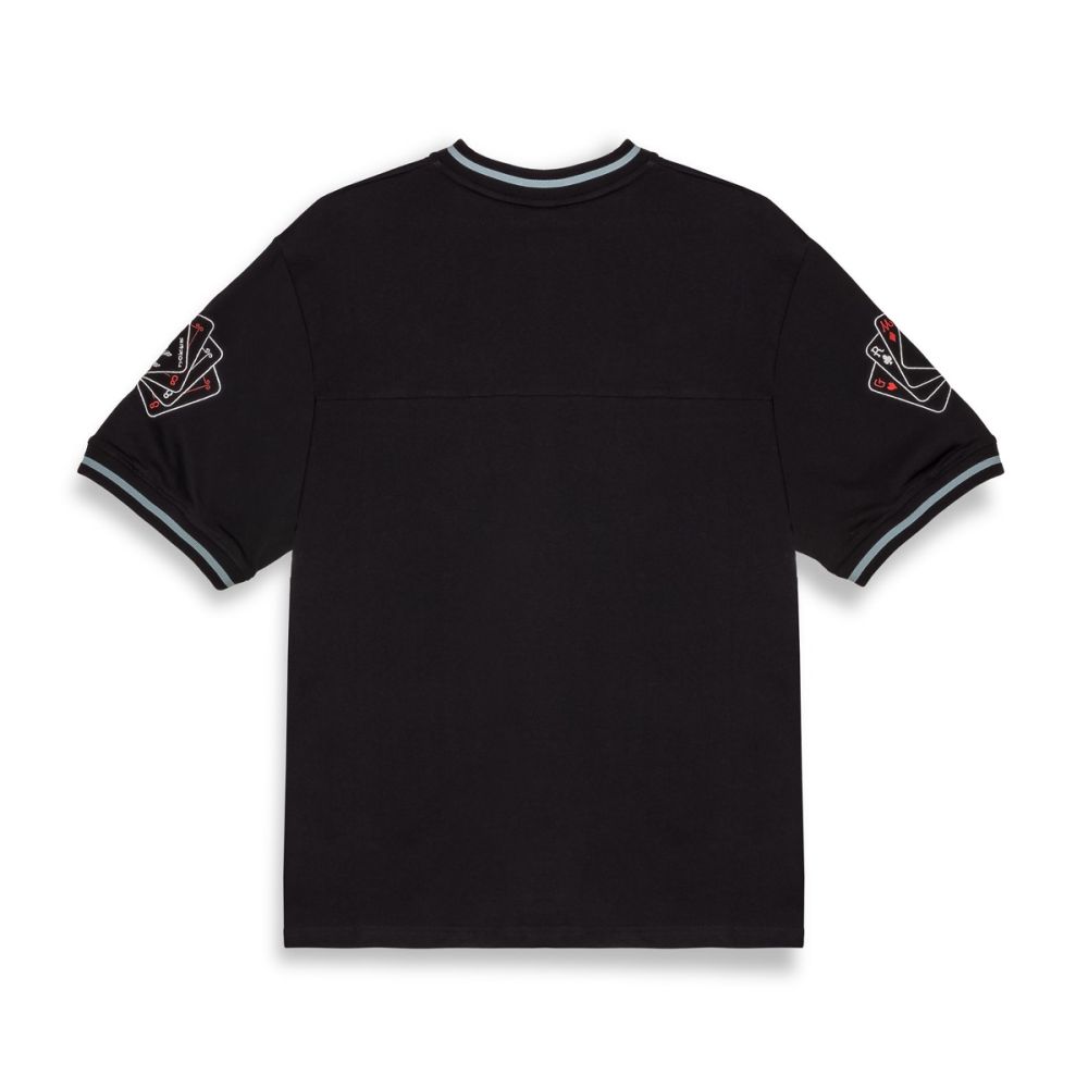 Camiseta Grimey Deeper V Neck Oversize Black