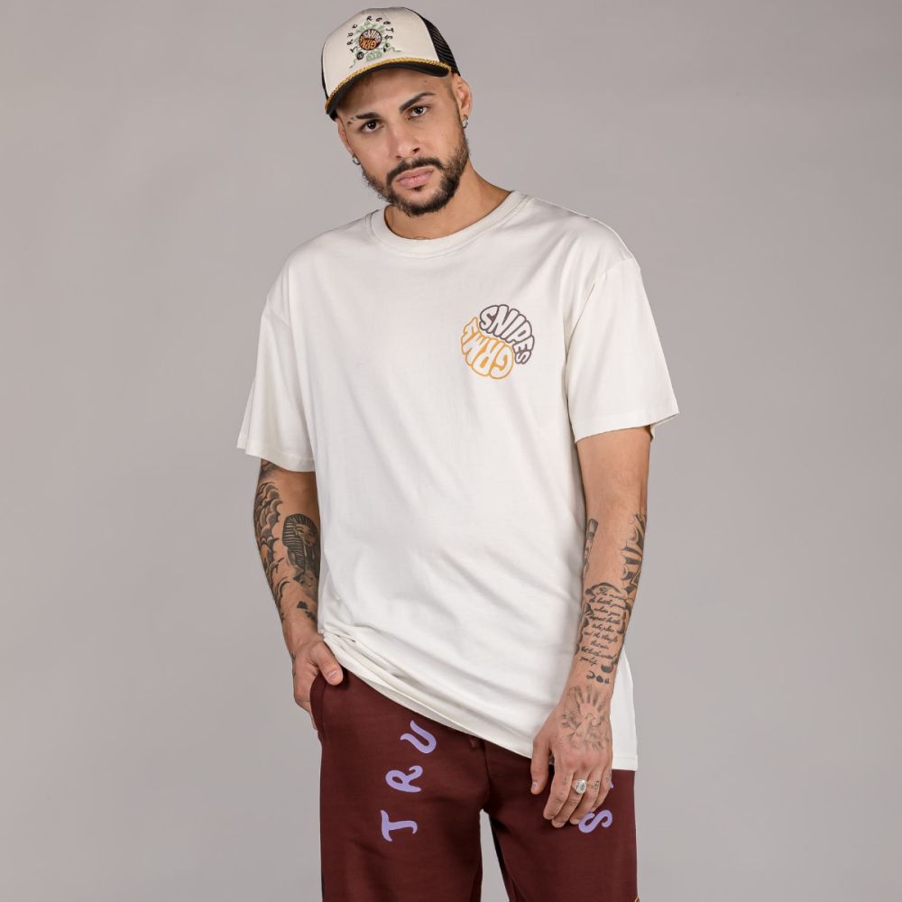 Camiseta Grimey "SNIPES X GRIMEY TRUE ROOTS" - White | Fall 22