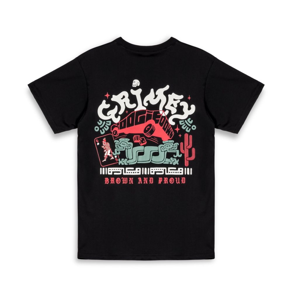 CAMISETA GRIMEY CAUSING PANIC THE CHARLESTON BLVD - BLACK | SS24