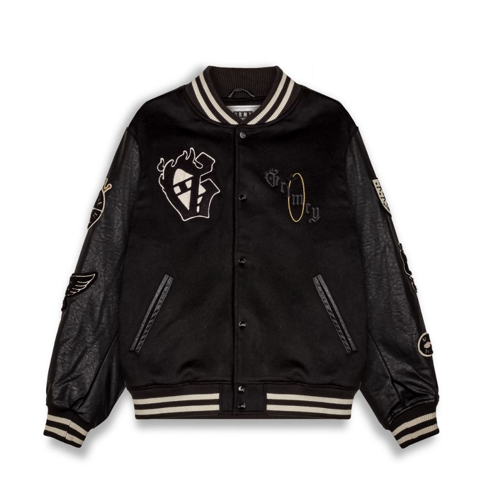 Chaqueta Grimey Baseball Saoirse Black