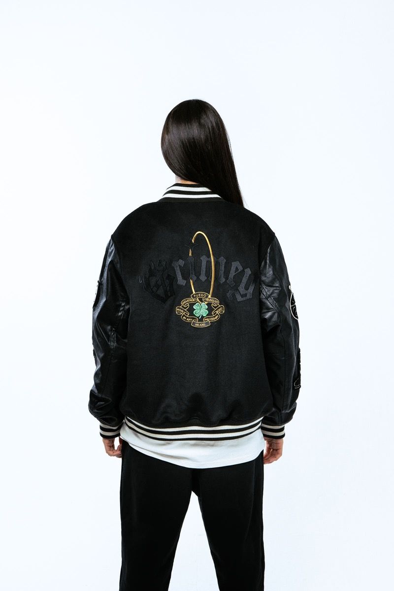 Chaqueta Grimey Baseball Saoirse Black