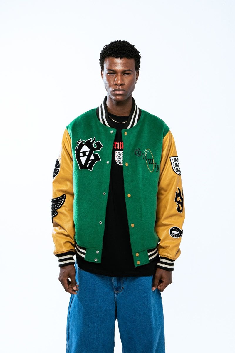 Chaqueta Grimey Baseball Saoirse Green