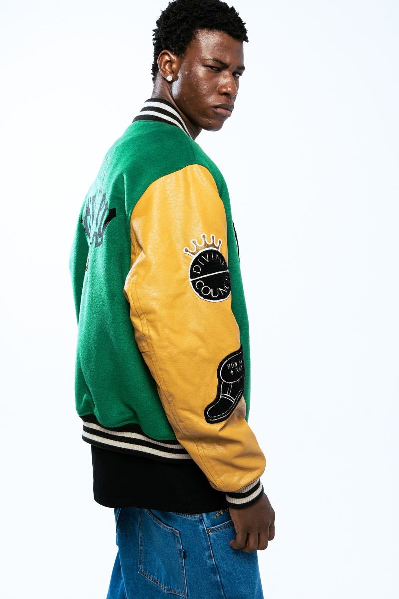 Grimey Saoirse Baseball Jacket Green