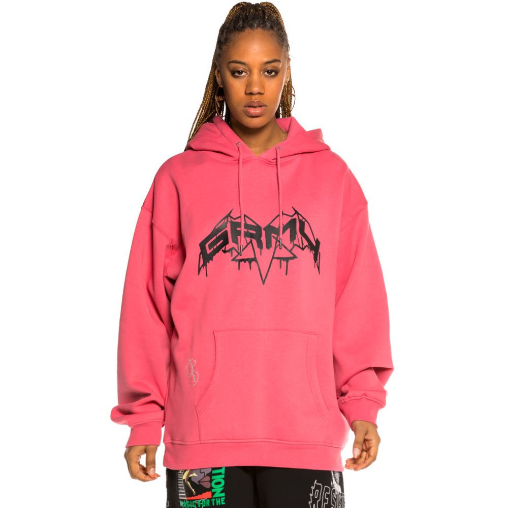 Grimey Official Store | Sudadera Unisex Grimey Liveution Hoodie Pink | Spring 21 Apparel, Headwear, Accesories, ...