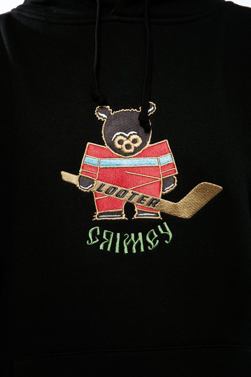 Grimey The Lower Depths Boxy Hoodie Black