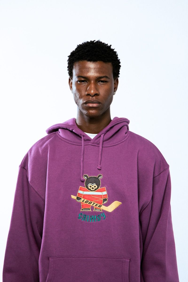 Sudadera Grimey Boxy The Lower Depths Purple