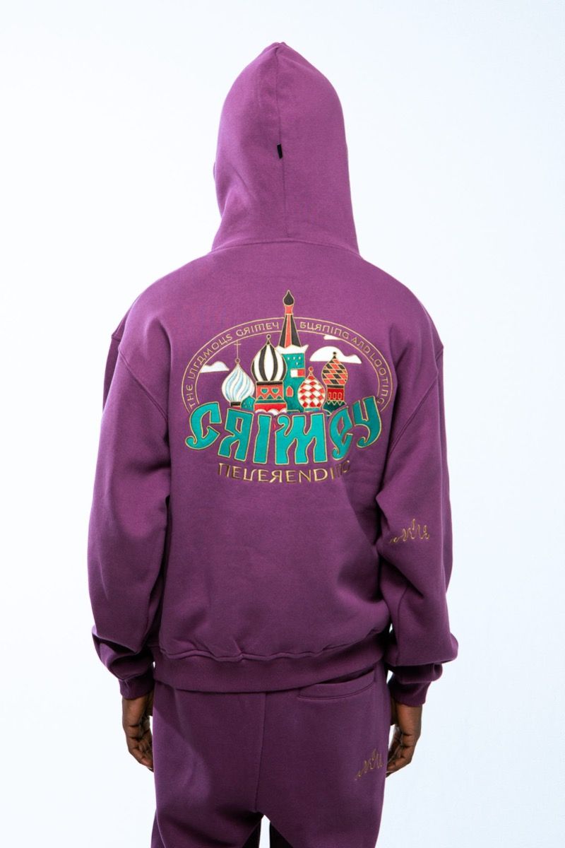 Sudadera Grimey Boxy The Lower Depths Purple