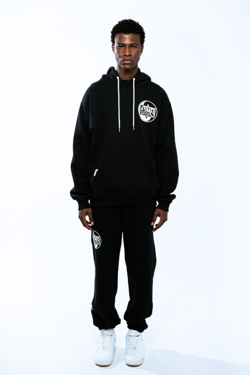 Sudadera Grimey Hijacker Heavyweight Black