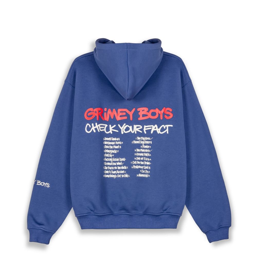 Sudadera Grimey Boxy Grimey Boys Royal Blue