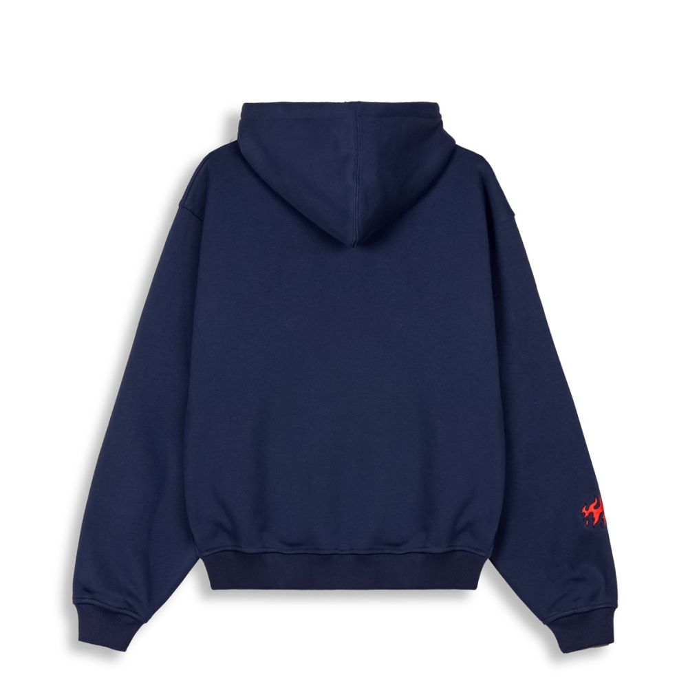 Sudadera Grimey Boxy Scratching Memories Navy