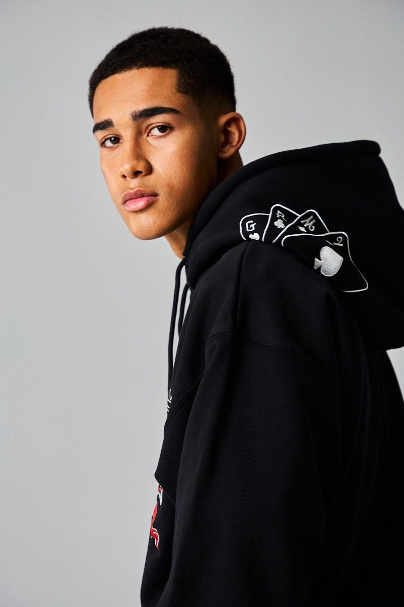 Sudadera Grimey Capucha Deeper Heavyweight Black