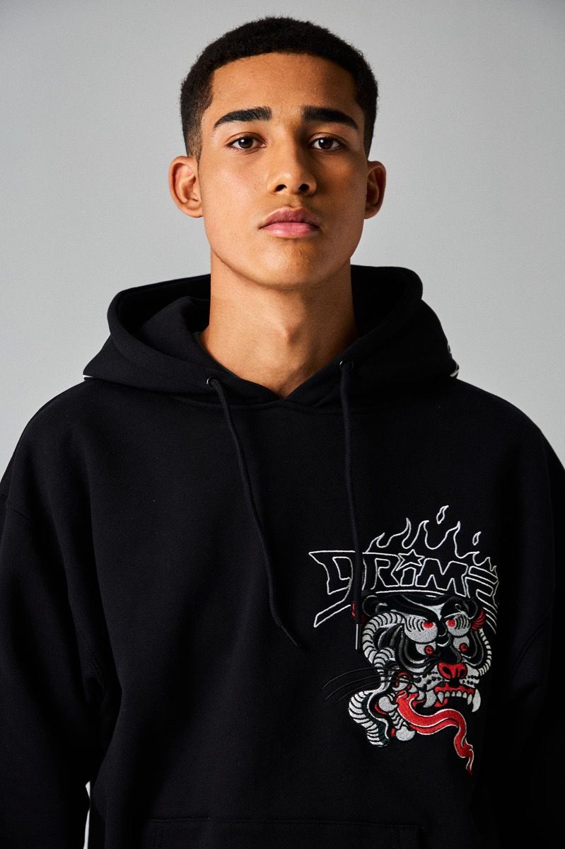 Sudadera Grimey Capucha Deeper Heavyweight Black
