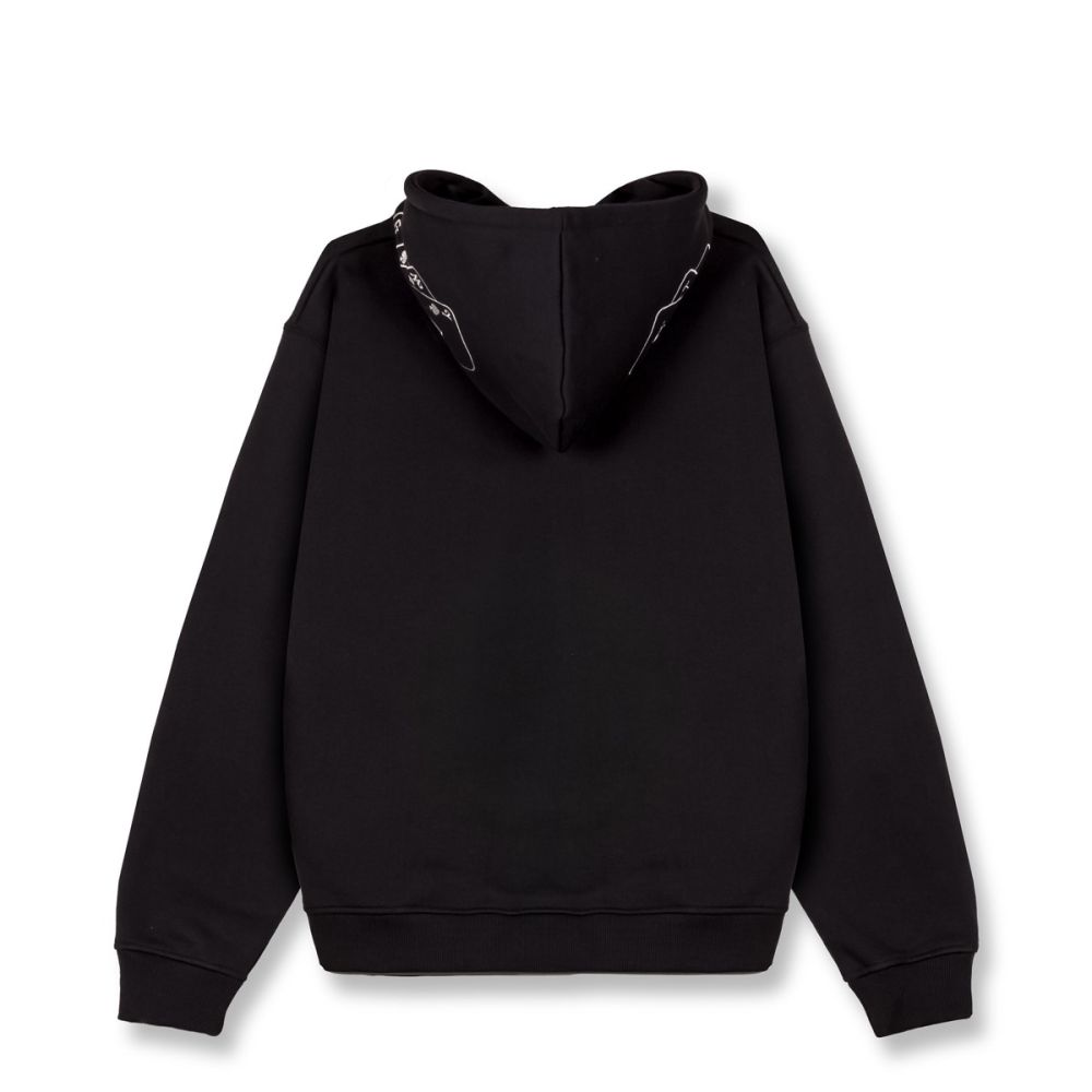 Grimey Deeper Heavyweight Hoodie Black