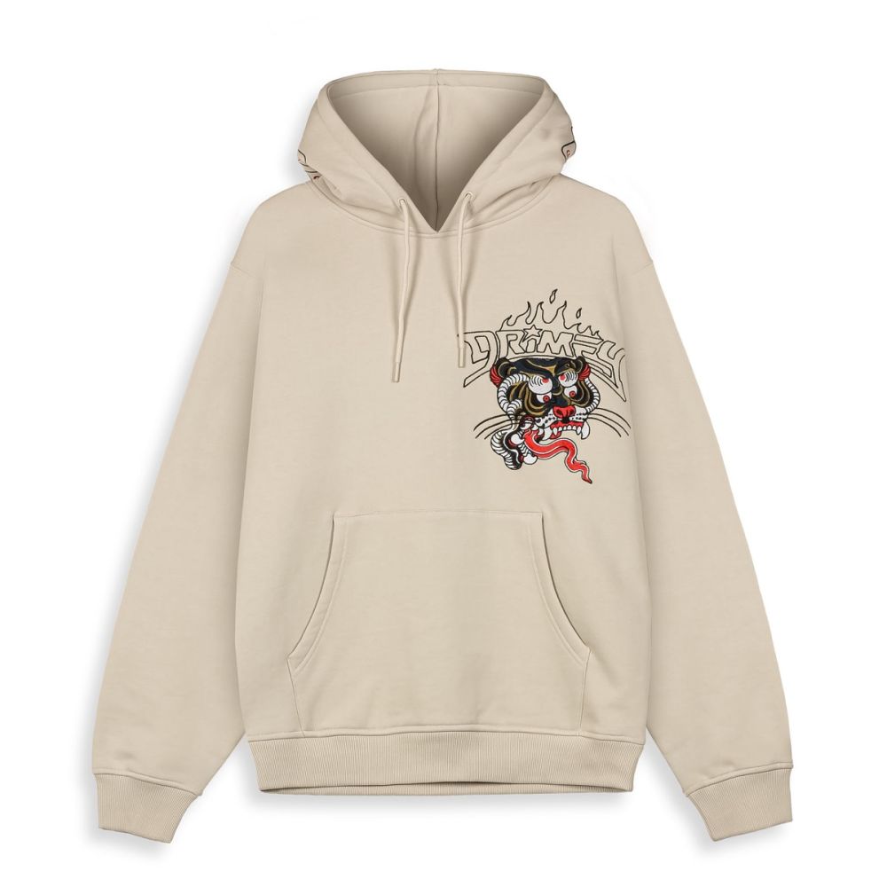 Sudadera Grimey Capucha Deeper Heavyweight Cream