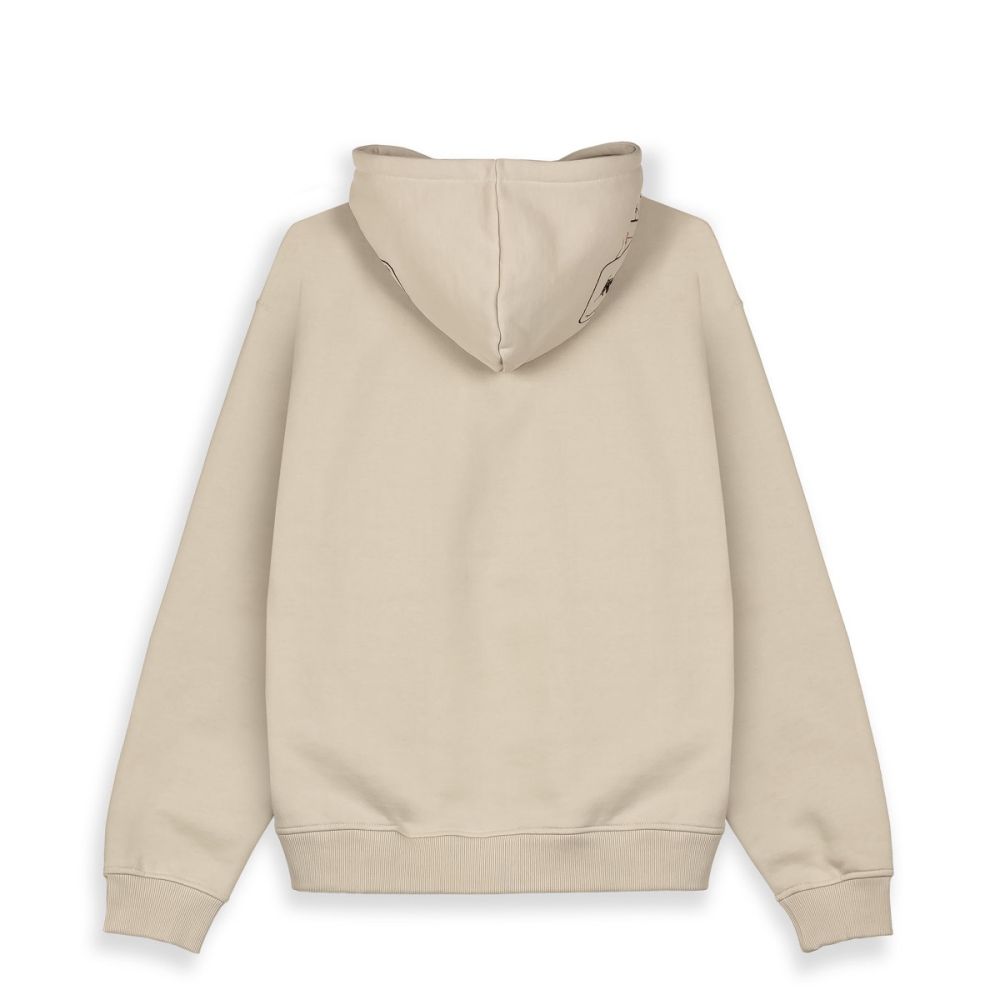 Sudadera Grimey Capucha Deeper Heavyweight Cream