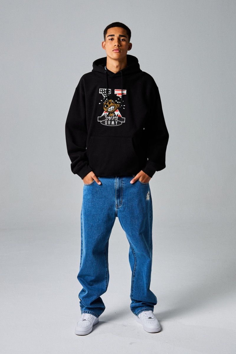 Sudadera Grimey Voodoo Child Black