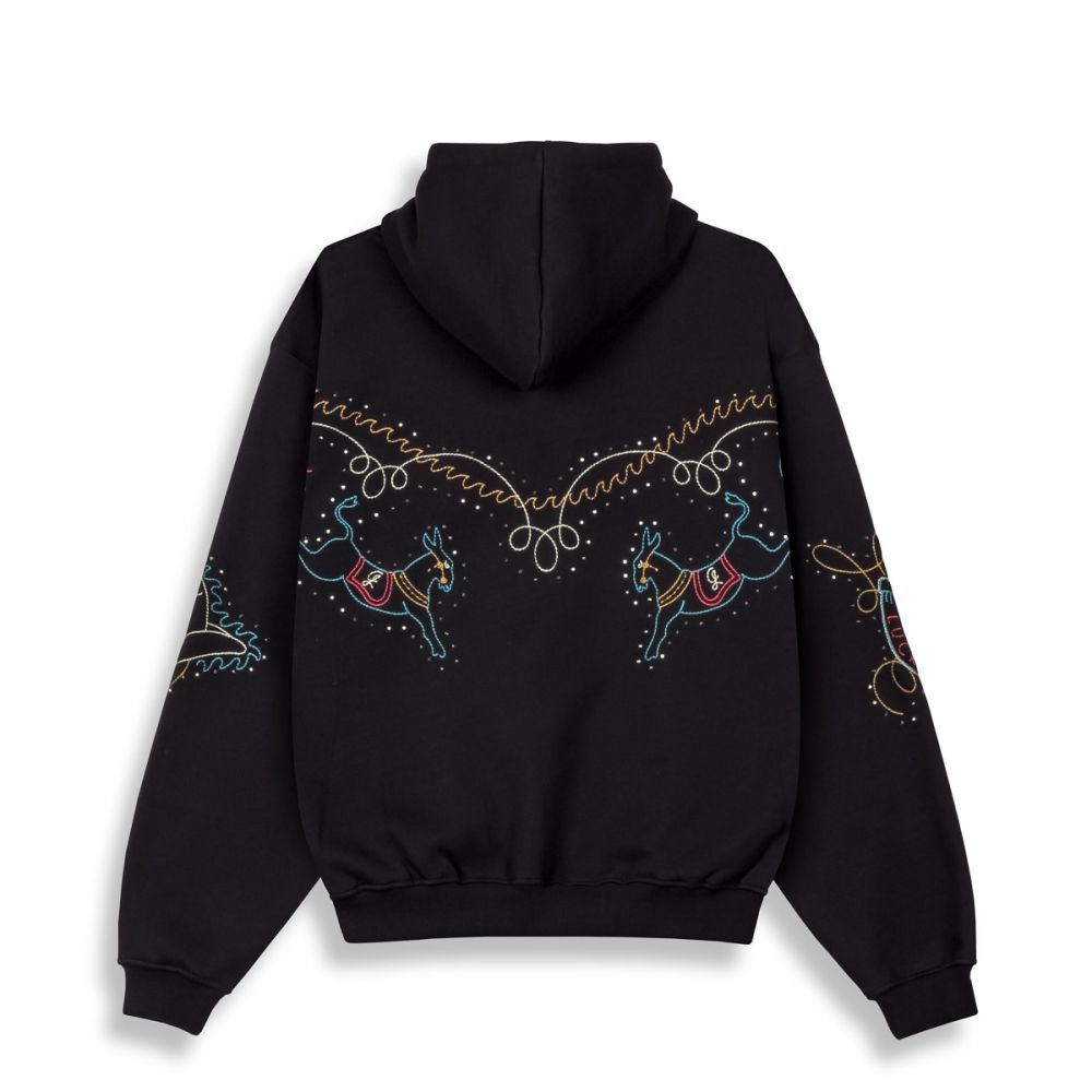 Sudadera Grimey Lone Hand Boxy Black