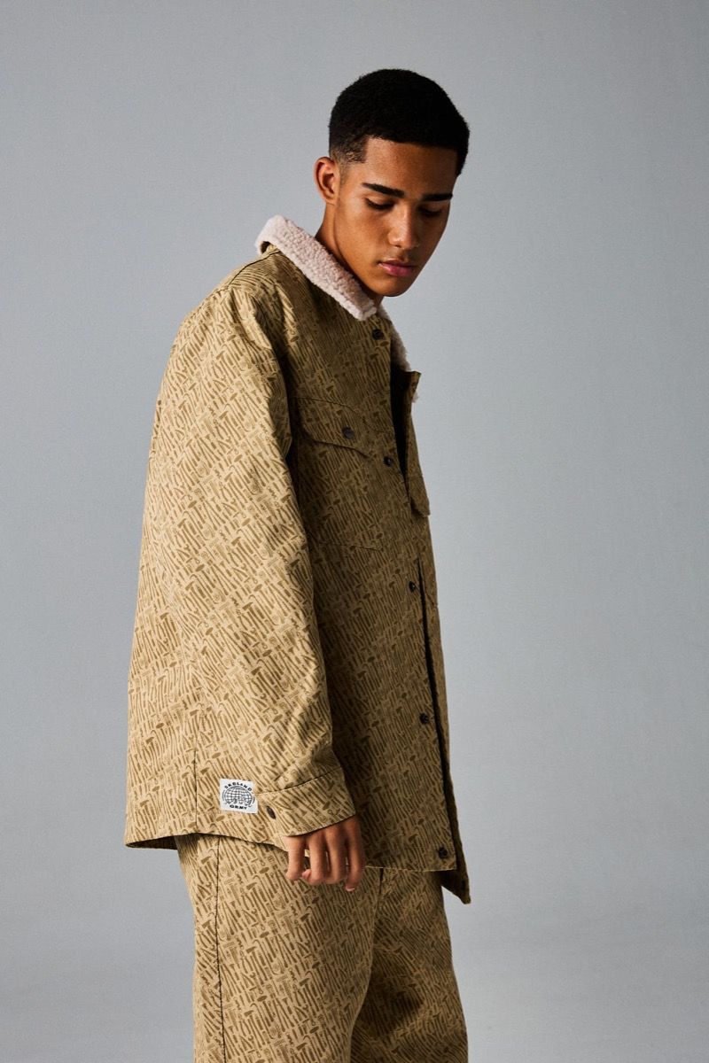 Chaqueta Grimey X Sk8Land Canvas Brown