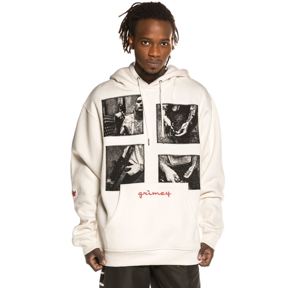 Sudadera con capucha "Grimey X GZUZ" - White | Spring 21