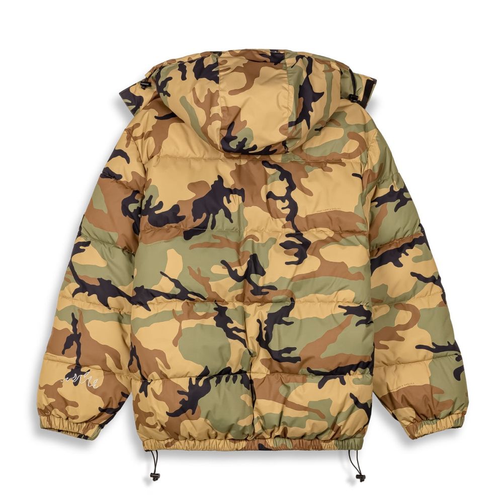Chaqueta Grimey Puffy Follow The Dollar Brown Camo
