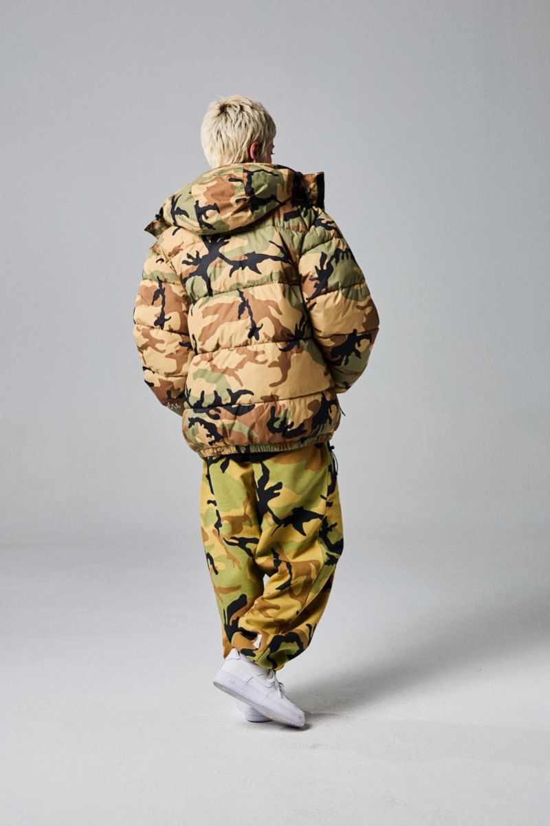 Chaqueta Grimey Puffy Follow The Dollar Brown Camo