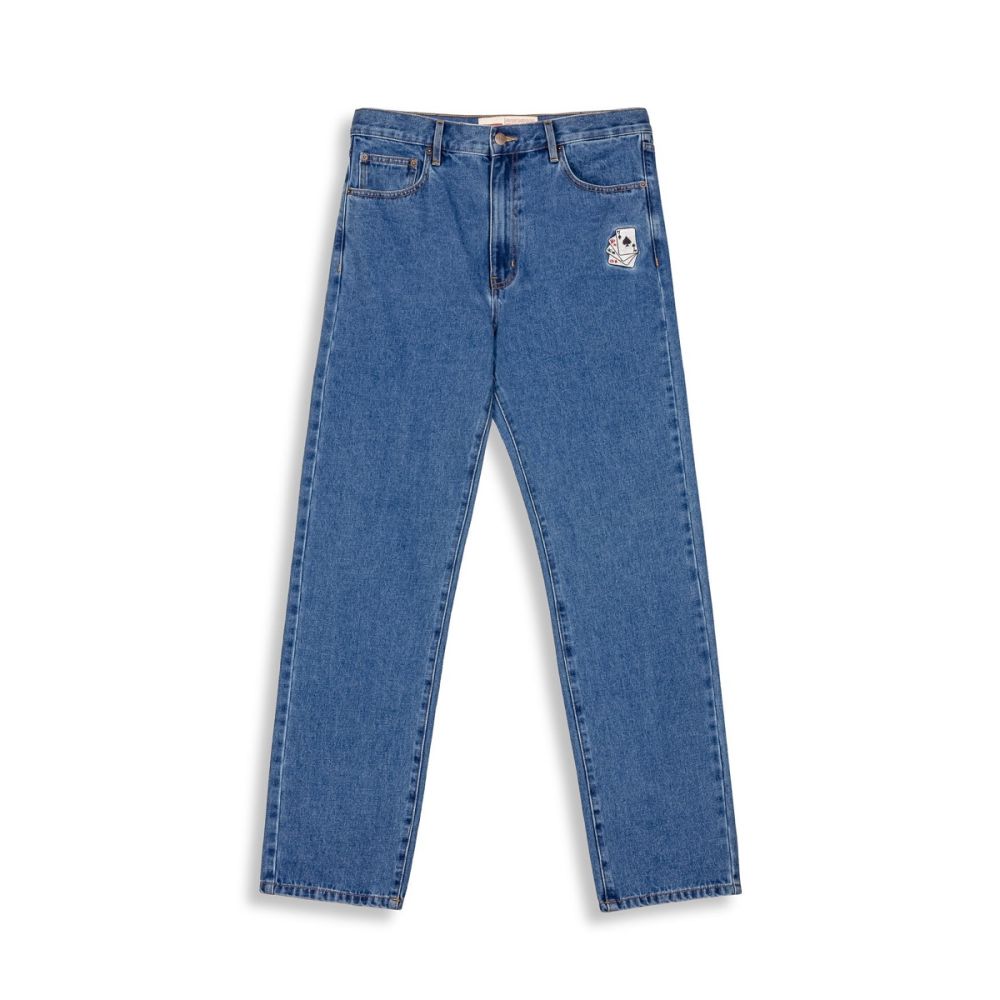 Grimey Deeper Denim Pants Washed Blue