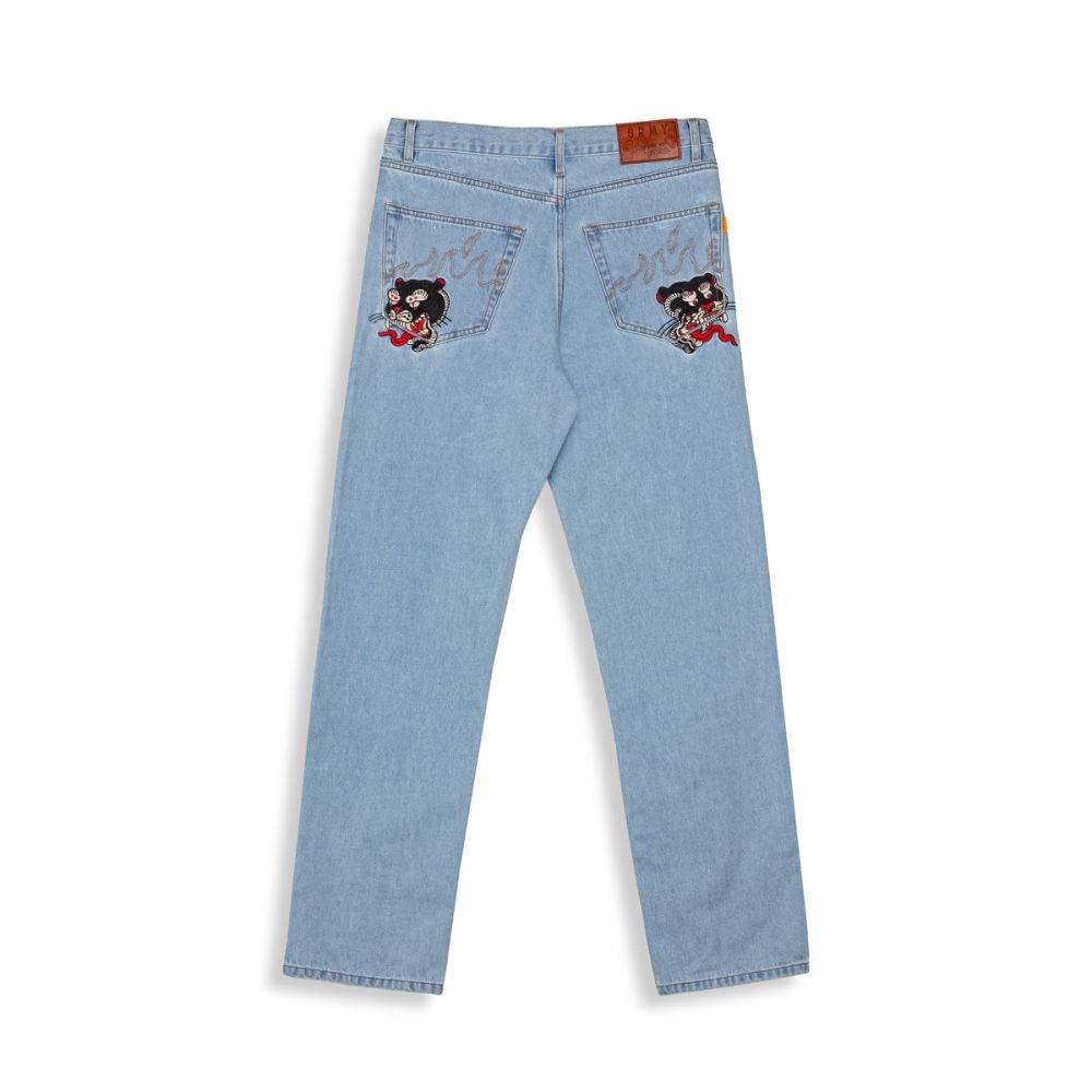 Pantalón Grimey Vaquero Deeper Washed Light Blue