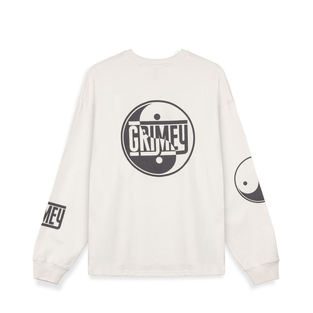 Grimey Hijacker Heavyweight Long Sleeve Tee Off White