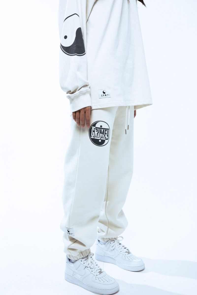 Grimey Hijacker Heavyweight Long Sleeve Tee Off White