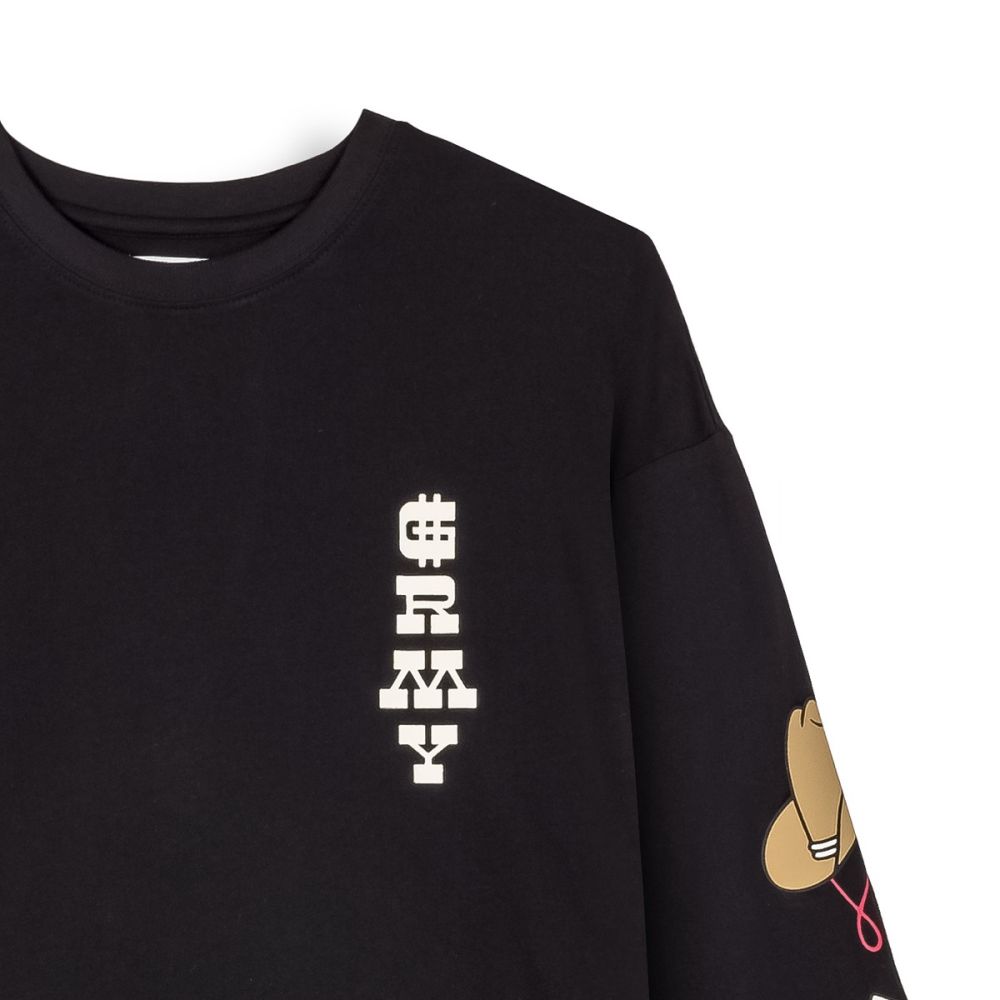 Camiseta Manga Larga Grimey Lone Hand Black