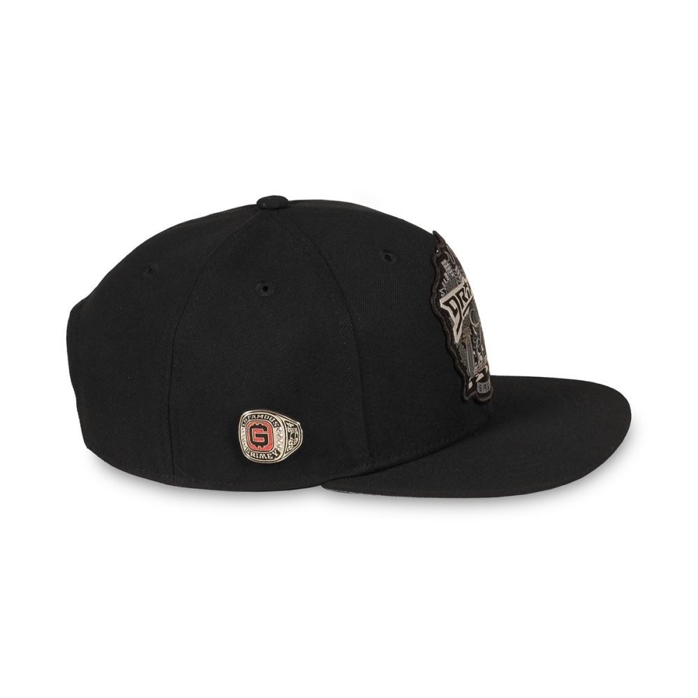 Grimey Deeper Snapback Cap Black