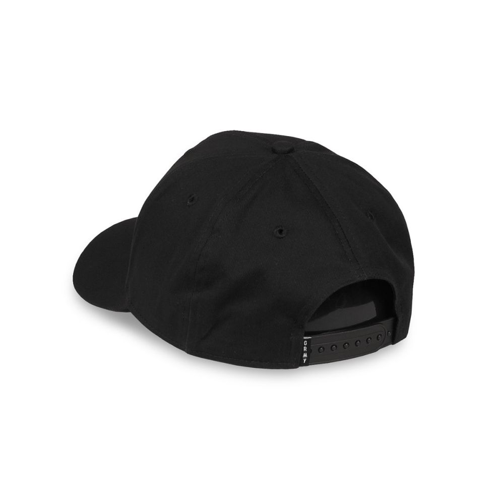 Grimey The Lower Depths Curved Visor Snapback Cap Black