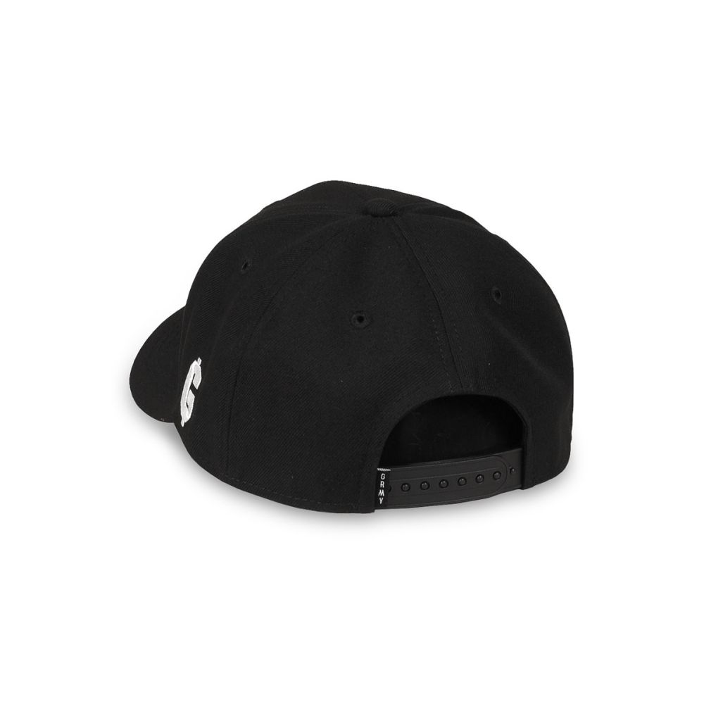 Grimey Hijacker Curved Visor Snapback Cap Black