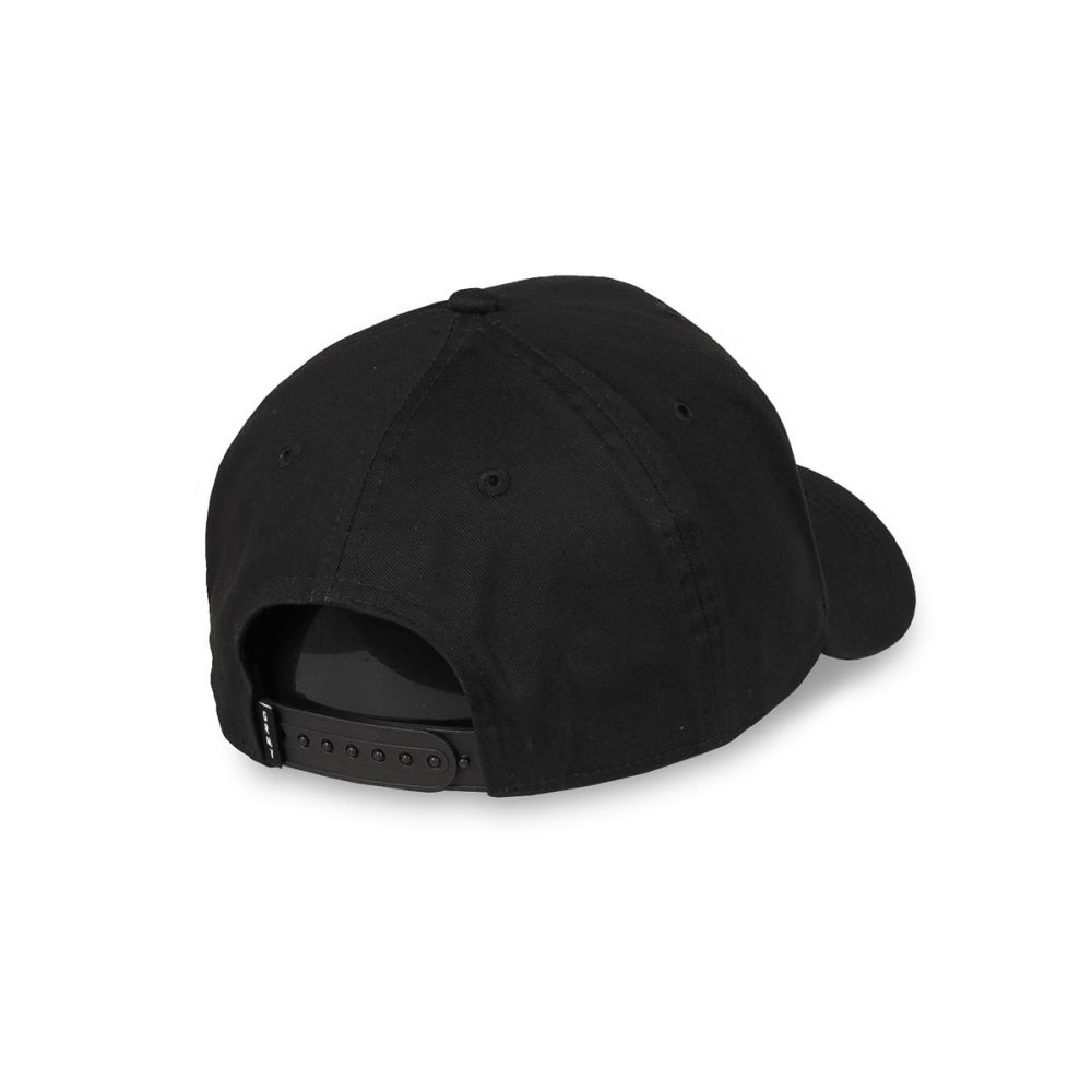 Grimey Deeper Curved Visor Snapback Cap Black