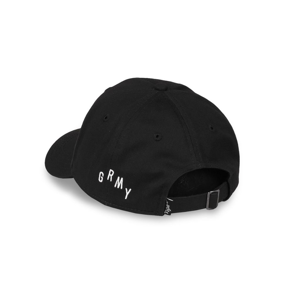 Grimey Voodoo Child Curved Visor Cap Black