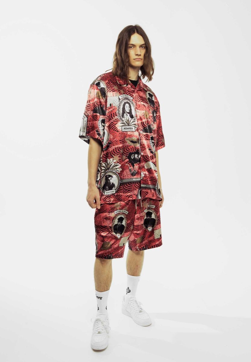 PANTALÓN CORTO GRIMEY SUPASTAR SATIN - RED | SS24