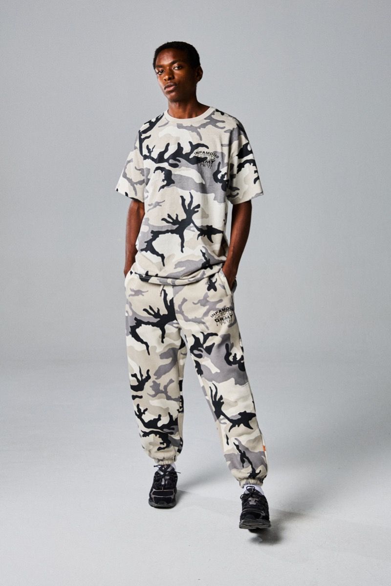 Pantalón Chandal Grimey Follow The Dollar White Camo