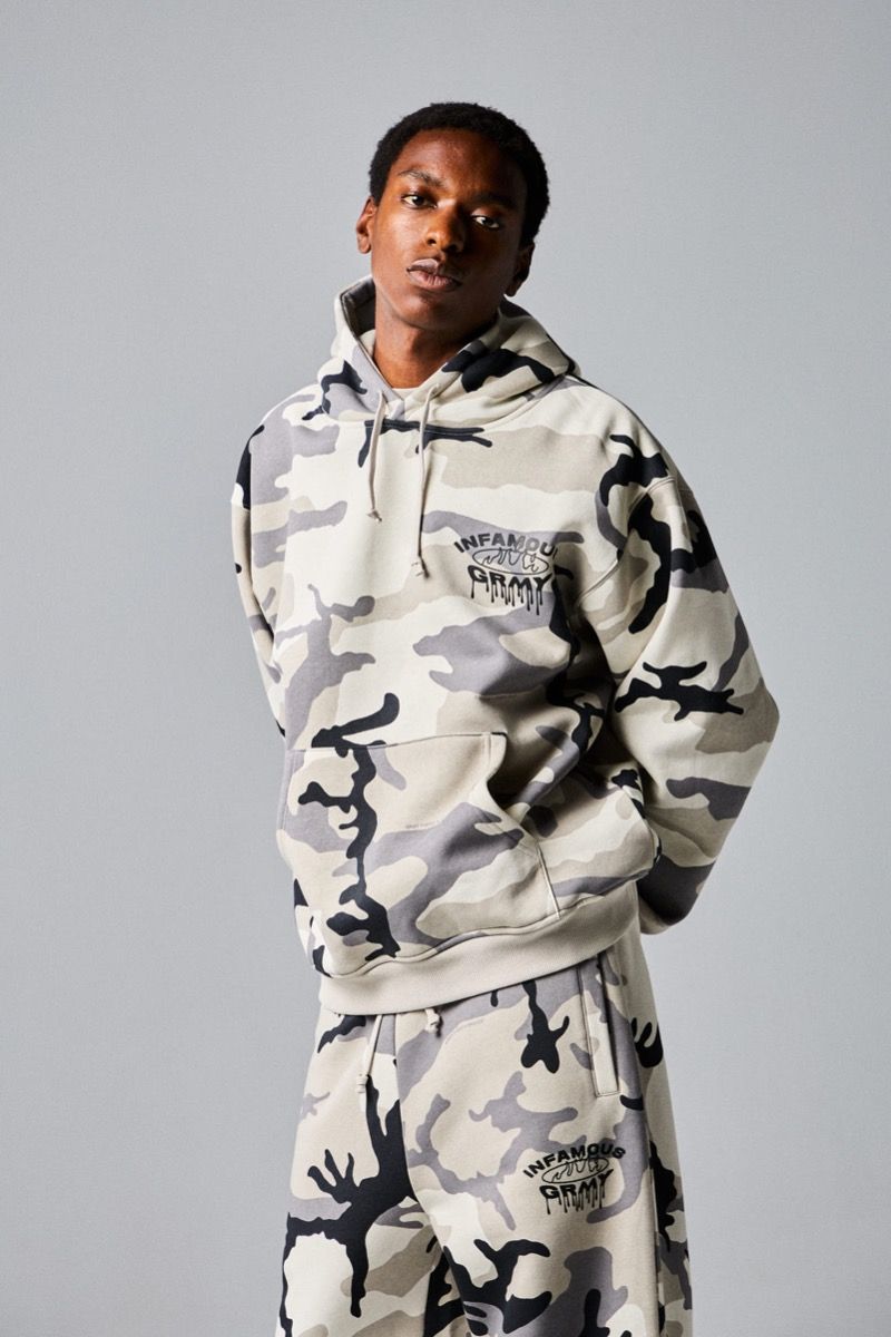 Pantalón Chandal Grimey Follow The Dollar White Camo