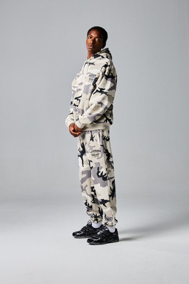 Pantalón Chandal Grimey Follow The Dollar White Camo