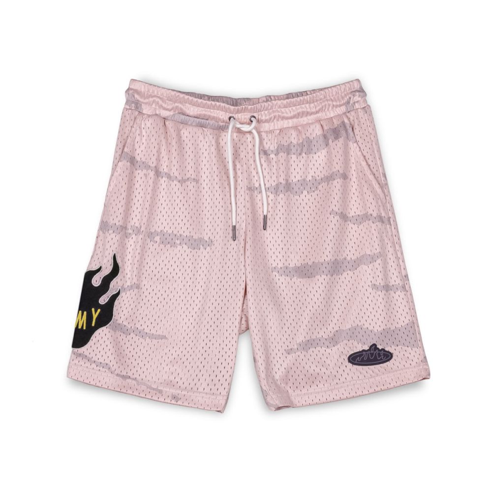 PANTALÓN CORTO GRIMEY CLOVEN TONGUES ALL OVER PRINT MESH - CREAM | Summer 23