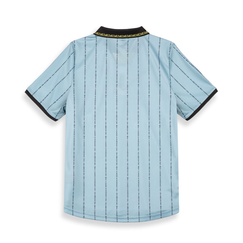 Camiseta de Fútbol Grimey La Fraternite Bruler Piller Blue