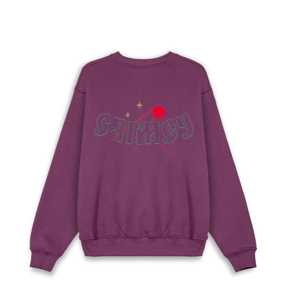 Grimey The Lower Depths Tochka Crewneck Purple