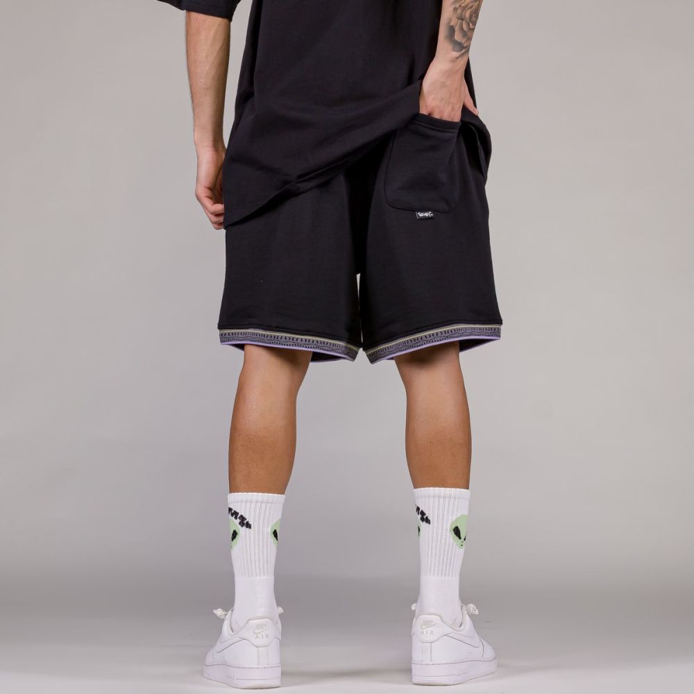 PANTALÓN CORTO GRIMEY UFOLLOW GRMY - BLACK | Spring 23