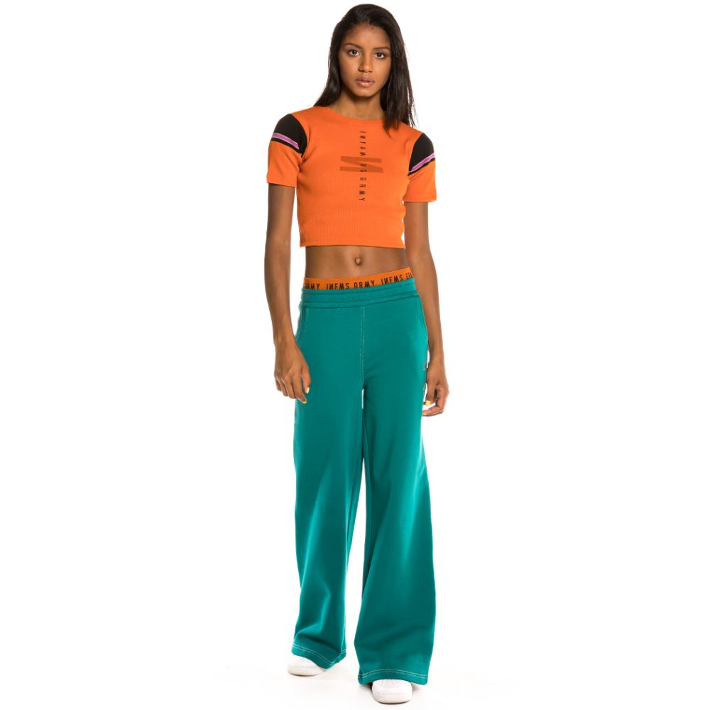 Pack Grimey Crop Top + Track Pants Nite Marauder FW20 Green/Brick