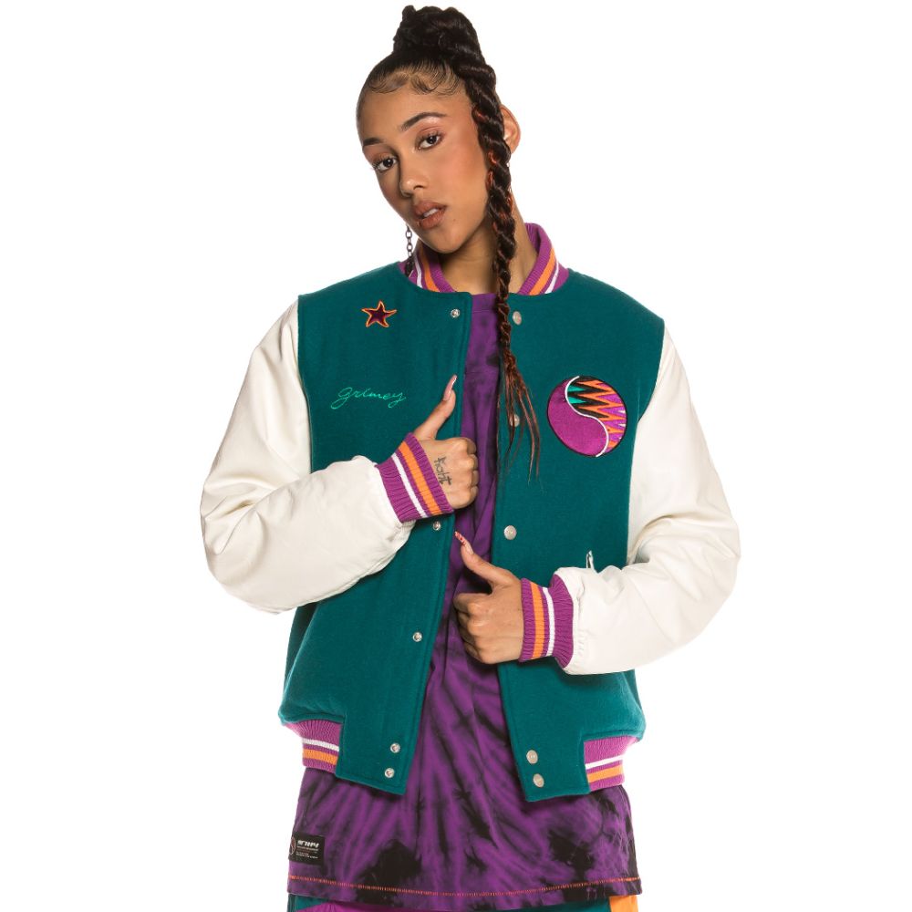 Chaqueta Unisex Baseball Grimey Acknowledge SS20 Green