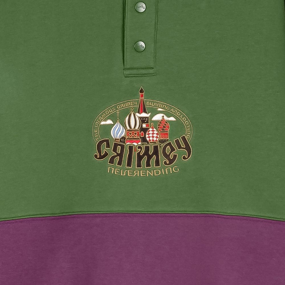 Grimey The Lower Depths Polo Sweatshirt Green