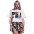 CAMISETA CHICA COTTON MOUTH TOP SS16 WHITE
