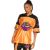 Camiseta Football Unisex Grimey Acknowledge SS20 Orange